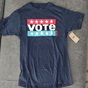 Levi's Navy Graphic Tee with Stars